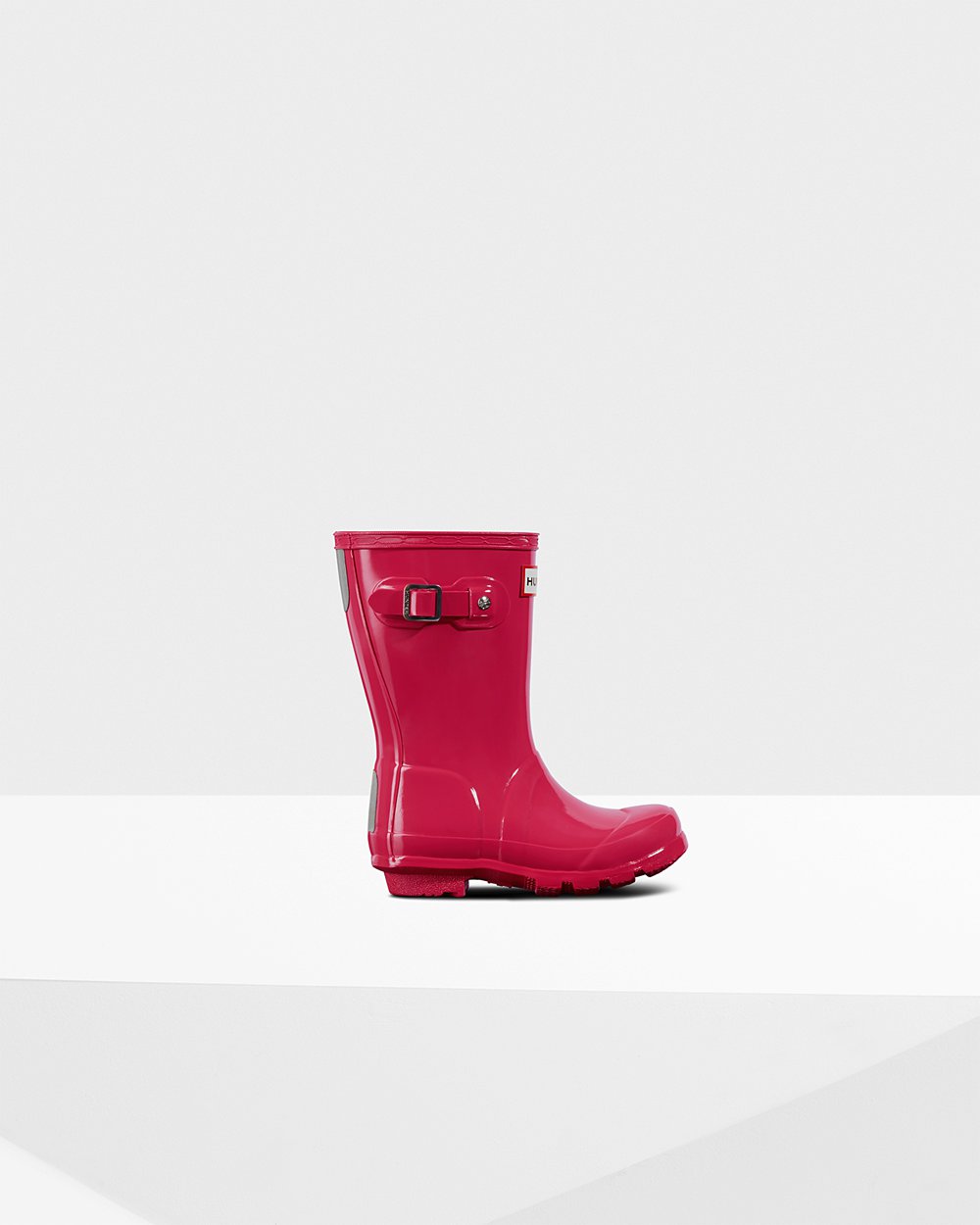 Botas de Lluvia Hunter Niños - Original Little Gloss - Rosas - MSDLEWZ-97